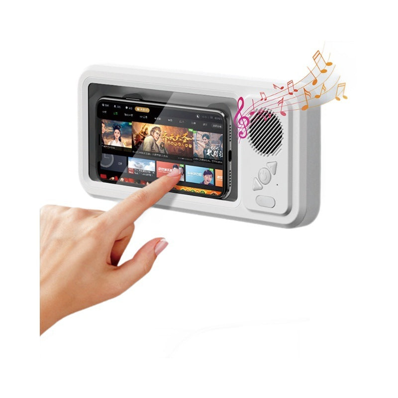Filfiler™ AquaBox – Waterproof Phone Holder With Speaker for Bathroom & Kitchen