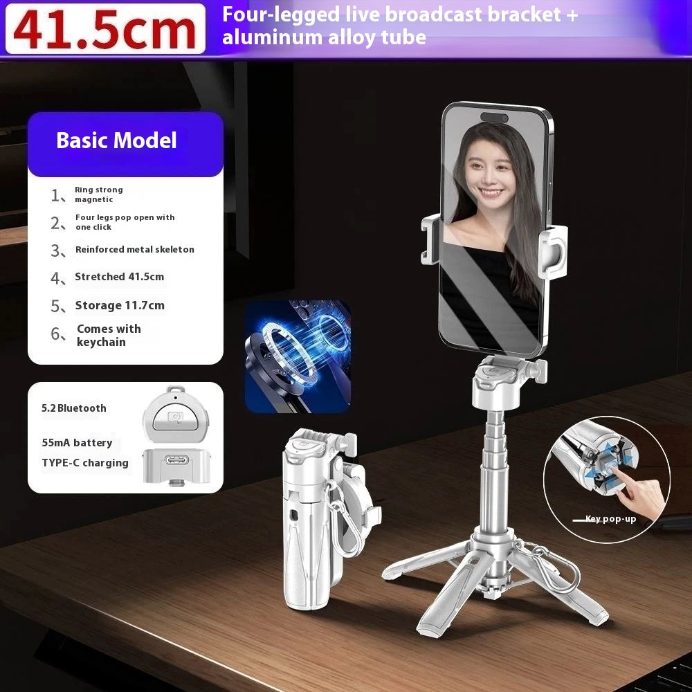 Four In One Selfie Camera With Magnetic Attraction